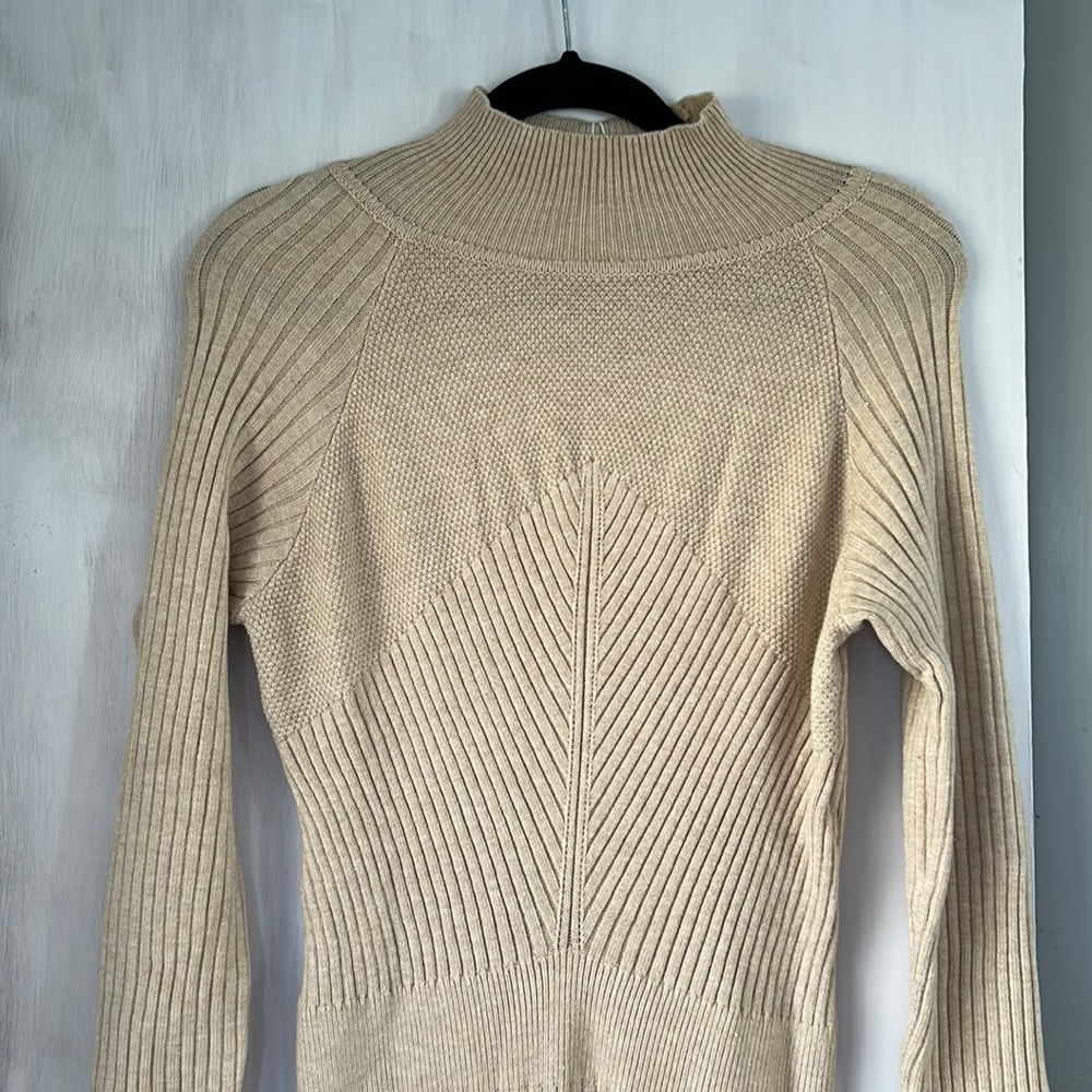 Lightweight, long sleeve sweater dress